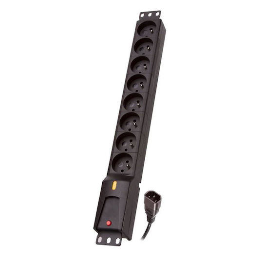 Lestar LXARM 810 G-A Rack-Steckdosenleiste 1 Stück