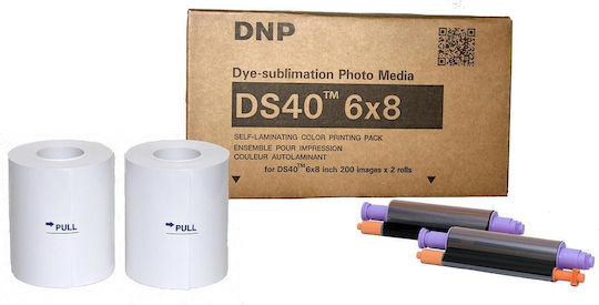 DNP DS-40 Media Kit Photo Paper Gloss Roll (15x20) for Printers Zink 400 Sheets