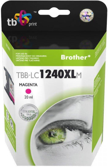 TB Print Kompatible Tintenstrahldrucker-Tintenpatrone Bruder LC1240XL 20ml Magenta 1Stück