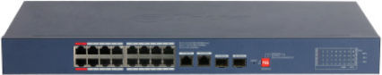 Dahua DH-CS4220-16GT-190 Verwaltet L2 PoE+ Switch mit 16 Ports Ethernet und 2 SFP Ports