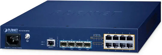 Planet Technology Comutator Gestionat L3 PoE+ cu 8 Porturi Gigabit (1Gbps) Ethernet
