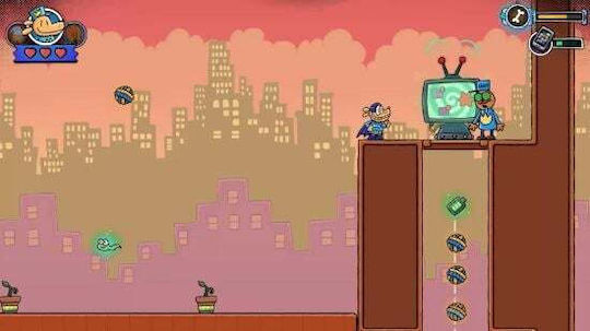 Dog Man Bark in Action Switch Game