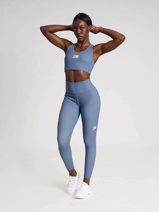 Women's Athletic Sports Bra Blue Grey