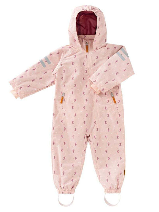 Fresk Regenjacke aus recycelten Materialien + Kinder-Gummistiefel aus 100 % Naturkautschuk Seepferdchen