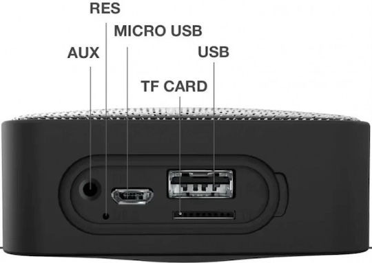 Waterproof Bluetooth Speaker 3W with Battery Life up to 6 hours Black MX-SK05