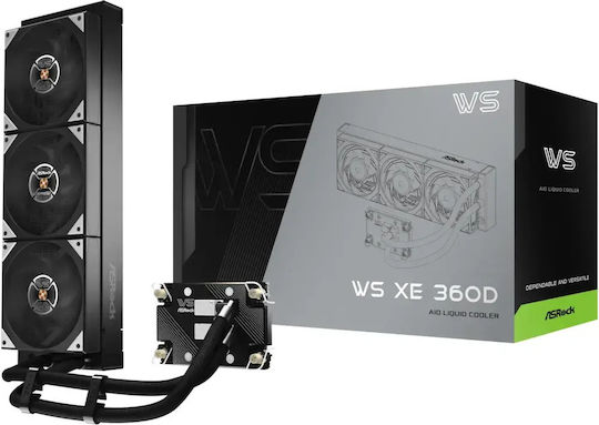 WS XE 360D Υδρόψυξη AIO CPU με 3 Ανεμιστήρες 120mm