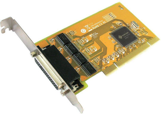 Sunix Io Network Card Sunix Pci 4x Serial Fpro&lpro Ser5056a-b