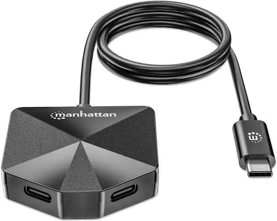 Manhattan USB Hub 4 Ports USB 3.2 with USB-C Connection