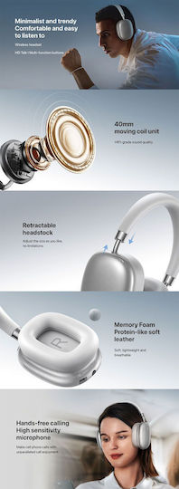 RB-602HB Wireless / Wired Over Ear Headphones with 70 hours of Operation Black