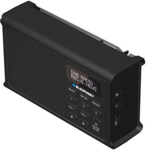 Blaupunkt DR3BK Tragbares DAB-Batterieradio Schwarz