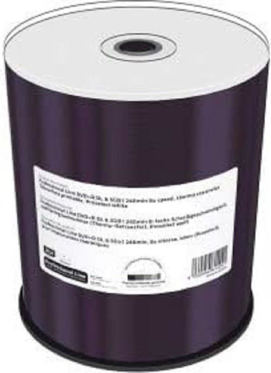 MediaRange Beschreibbare DVD+R 8x 8.5GB Kuchenbox 100Stück