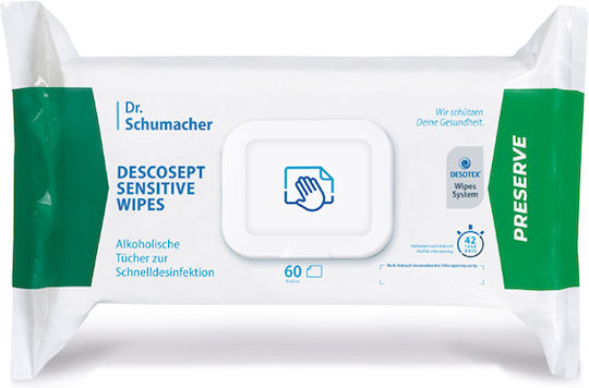Dr. Schumacher Descosept Sensitive Tücher Büroreinigungsmittel Zubehör 100 Stück