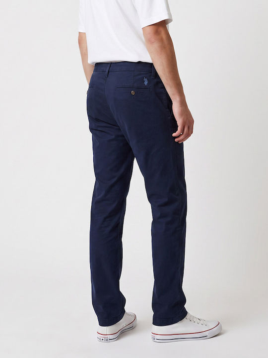 Pantalon De Blugi Pentru Bărbați Slim Straight Fit Albastru