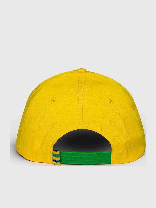 Ayrton Senna Asle10901ylw-osfm Cap Gebogen Geprägt Gelb 2026