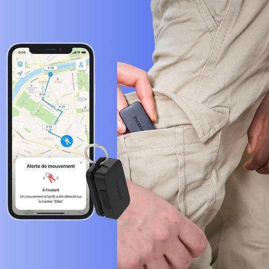 Invoxia LWT2 Mini Tracker IP67 Mini GPS Tracker cu Bluetooth pentru Obiecte (Abonament pe 1 an)