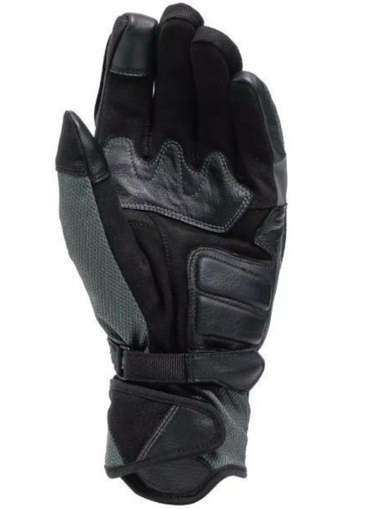 Teyde Men's 4-Season Waterproof Motorcycle Gloves Black/Army-Green
