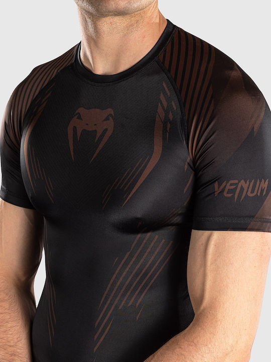 Venum Ανδρική Κοντομάνικη Μπλούζα VENUM-06256-124 για Jiu-Jitsu Μαύρη