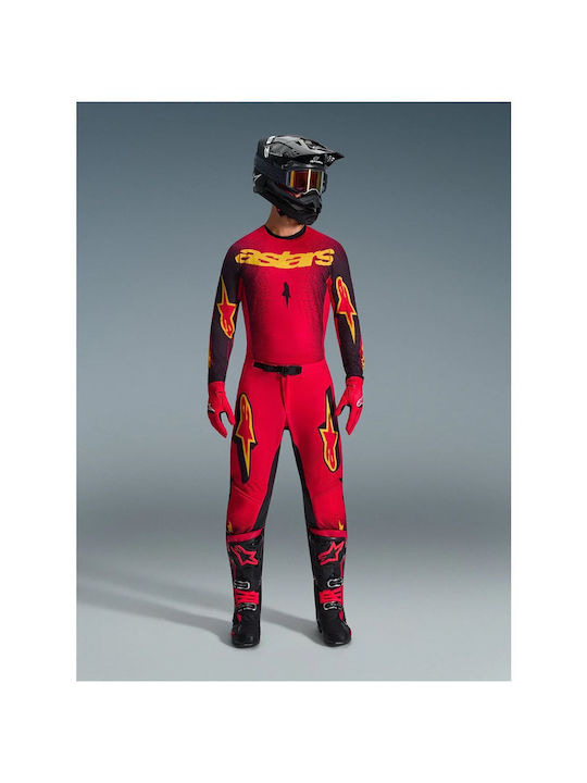 Alpinestars Ανδρική Μακρυμάνικη Μπλούζα Mountain Bike Κόκκινη