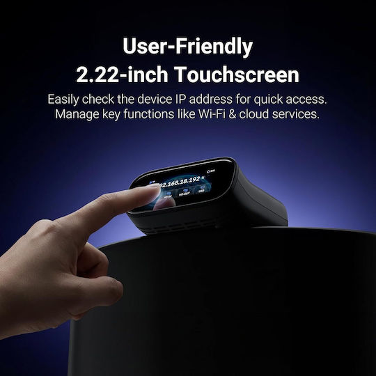 Remote Kvm Over Ip Device Gl.inet Comet Pro Gl-rm10 Wi-fi 6 4k@30fps Passthrough Two-way Audio 2.22-inch Touchscreen 32gb Emmc Tailscale Bios Access Self-hosted Black