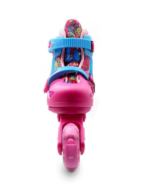 Inline Einstellbare Roller Mädchen Fuchsia