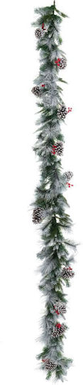 Schneebedeckte Weihnachtsgirlande 270 cm