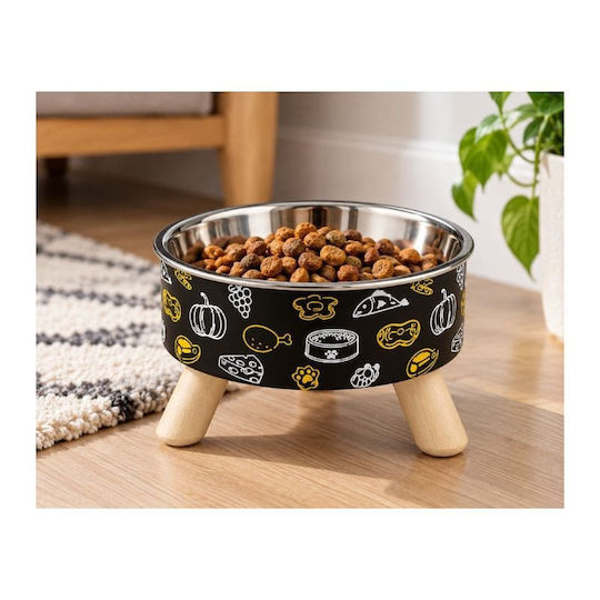 Denik Pets Stainless Steel Food & Water Bowl for Dogs & Cats 400ml