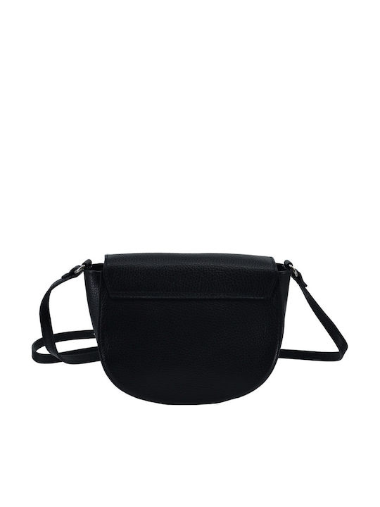 Women's Leather Shoulder / Crossbody Bag Black