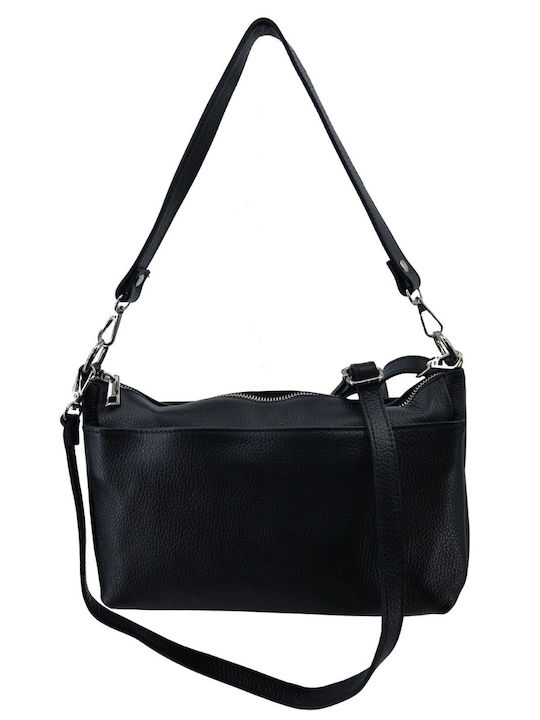 Leather Women's Handbag / Shoulder Bag / Crossbody Bag Black