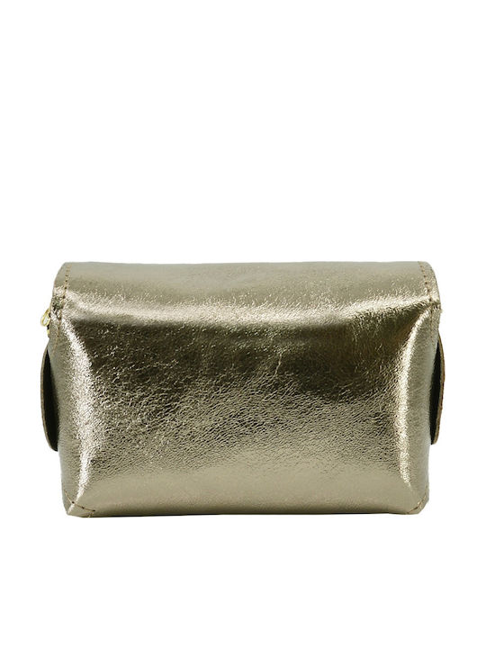 Leather Women's Handbag / Shoulder / Crossbody Gold