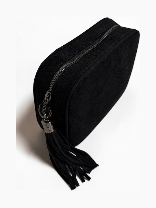 Amelia Women's Crossbody Bag Croco Black