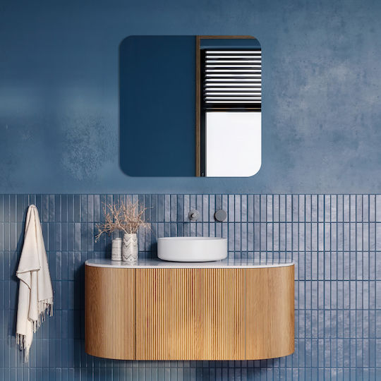 Tulup Wall Mirror with Frame 50x50cm