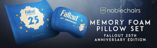 Noblechairs Σετ Μαξιλαριών Αφρού Μνήμης Fallout 25th Anniversary Edition Gagc-294