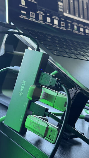 Welx Wl2 Hub with 4 Ports and USB-C Connection