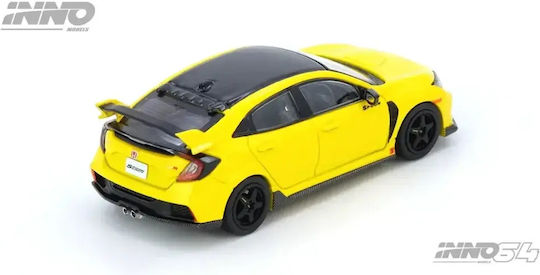 Μοντέλο Αυτοκινήτου Honda Civic Type-r Fk8 Κίτρινο 1:64 Inno64