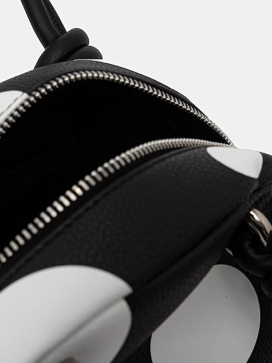 Schwarze Damen-Messenger-Tasche
