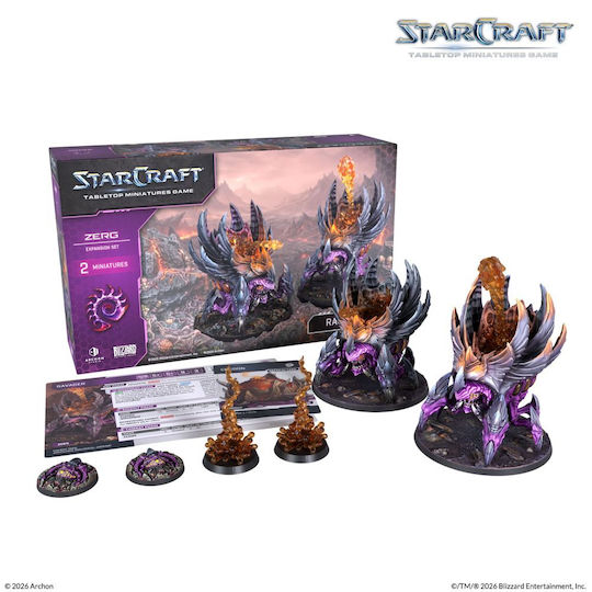 Starcraft Zerg Ravager Разширителен Комплект с 2 Миниатюри