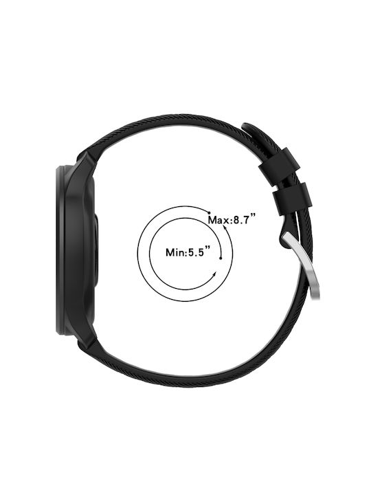 Garmin Vivoactive 4s 18 mm Uhrenarmband aus Silikon mit Diamantstruktur Lila
