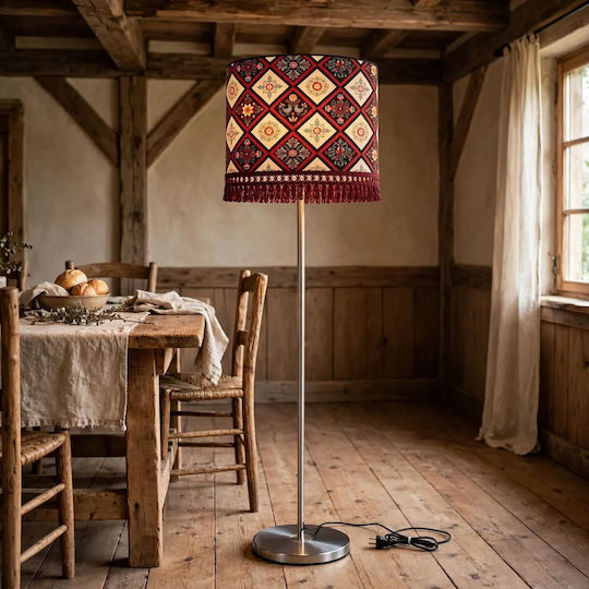 Oxygen Nordic Design Floor Lamp with E27 Lamp Holder Multicolour