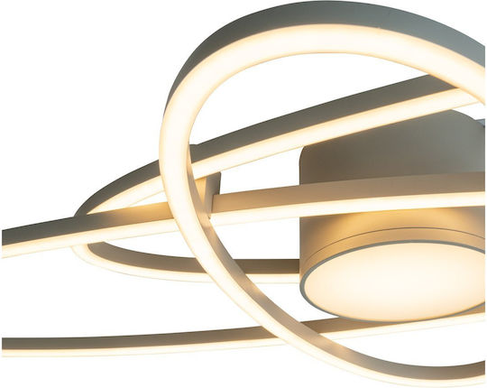 Lucide 53117-58-41 Galactica Top LED Ceiling Light Taupe 2700K-4000K