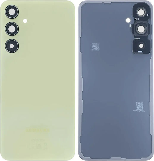 Back Cover Glass Samsung Galaxy A55 5g A556 2024 Service Pack Lemon
