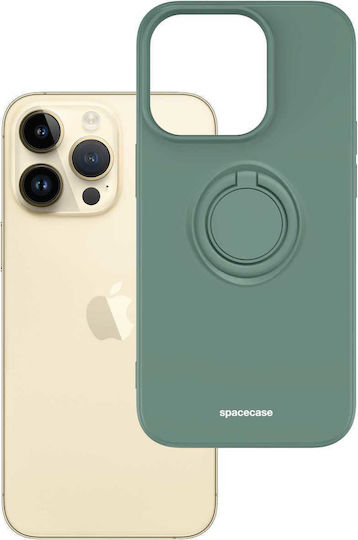 Spacecase Back Cover Σιλικόνης Πράσινο (iPhone 14 Pro)