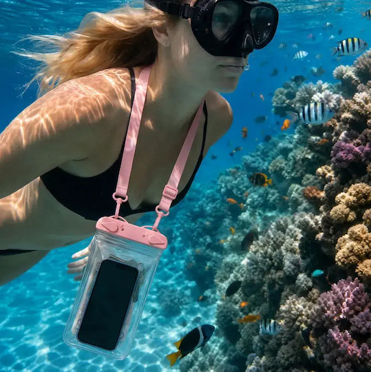 Waterproof Case Rainbow Pink
