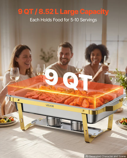 Vevor Bain-marie pentru servire 8,5 l