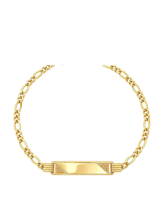 Xryseio Kids Bracelet ID from Gold 9K