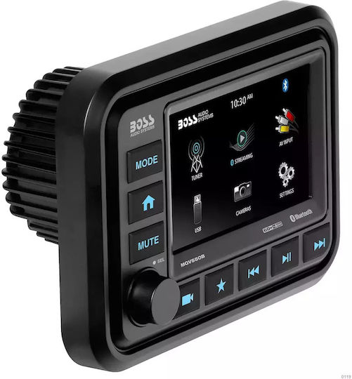 Boss Marine Ράδιο Mgv550b Multimedia Player 4χ60w Mε 5" Tft Lcd Οθόνη