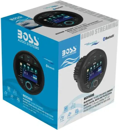 Boss Marine Mgv500b Multimedia Player 4x60 3'' Tft Οθόνη