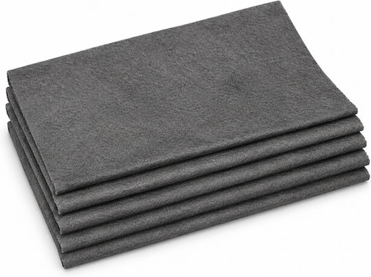 Set 10 Depox Magic Microfiber Cloths 38 × 29 Cm Gray