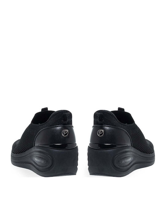 Anatomische Damen-Sneakers Schwarz