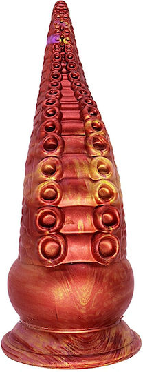 Passion Labs Dildo με Βεντούζα Πορτοκαλί