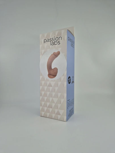 Passion Labs Ρεαλιστικό Dildo με Όρχεις και Βεντούζα Flesh